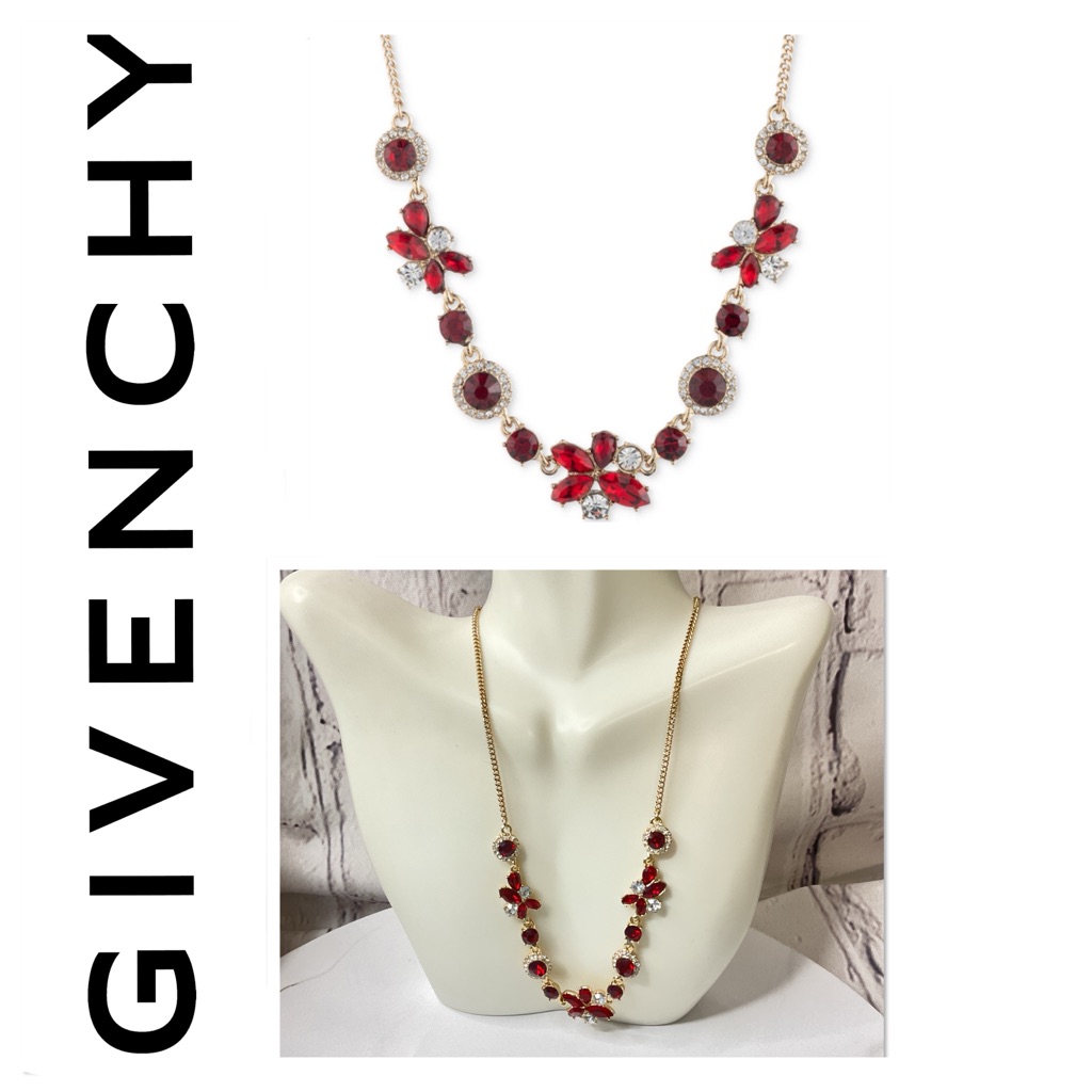 Givenchy Red And Gold Womens Necklace 67$